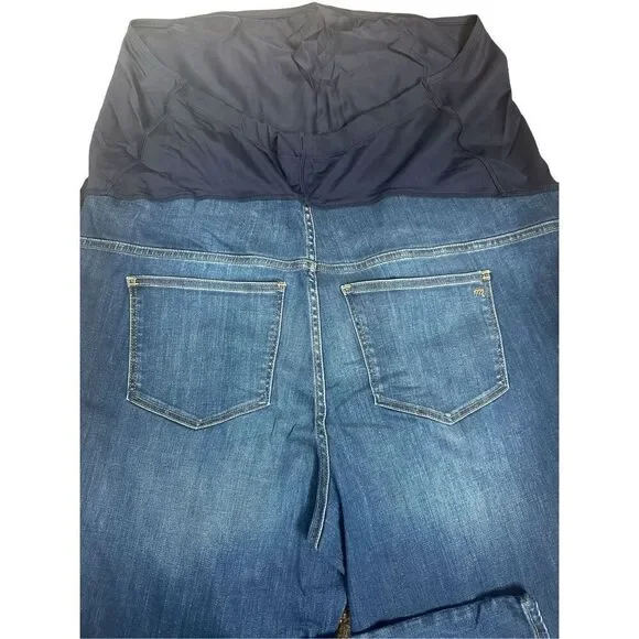 Madewell size 36 Maternity Skinny Jean Danny Wash Full Belly Cover Jeggings New - Picture 5 of 11